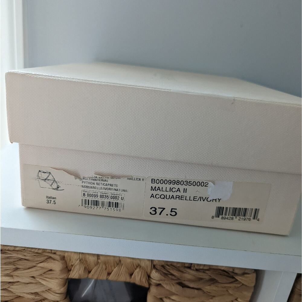 Alexandre Birman Mallica Python Wedge Sandals Siz… - image 4